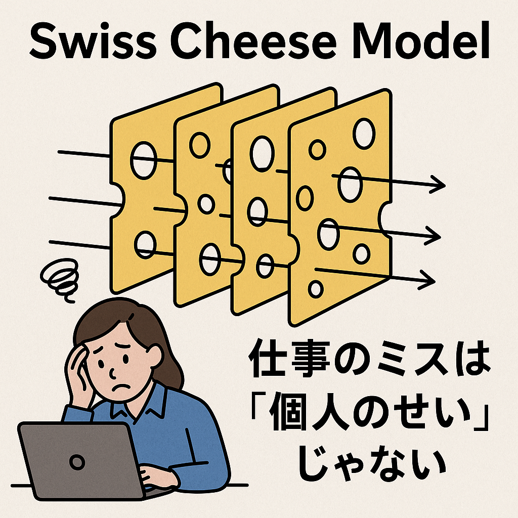 スイスチーズモデルという研究の話：仕事のミスは「個人のせい」じゃない